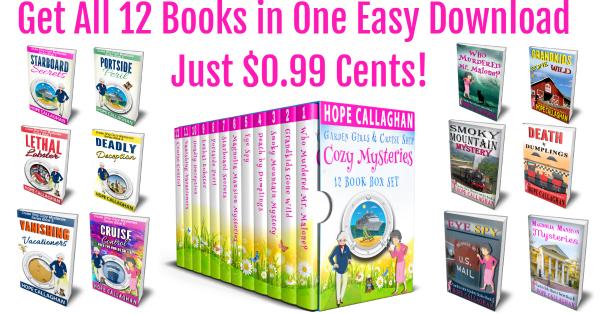 "Treat yourself to a good, clean cozy mystery...You deserve it!"