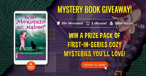 CLICK TO ENTER FOR A CHANCE TO WIN 35 First in Series Cozy Mystery Ebooks PLUS A BRAND NEW EREADER! 