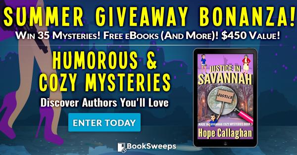Enter for your chance to win a Brand New Ereader + 35 Humorous Cozy Mysteries!