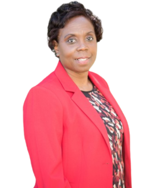 Dr. Robin Kegler, Culture Alignment Strategist, smiling in a red blazer
