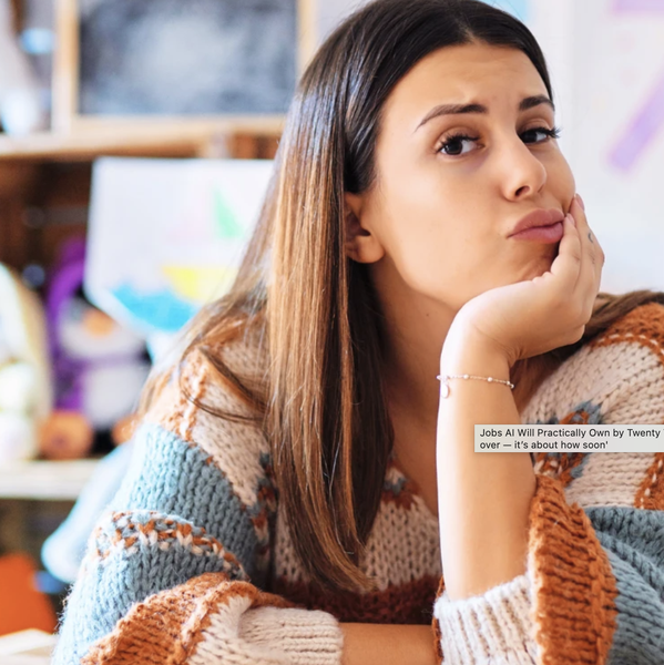 Woman thinking about jobs