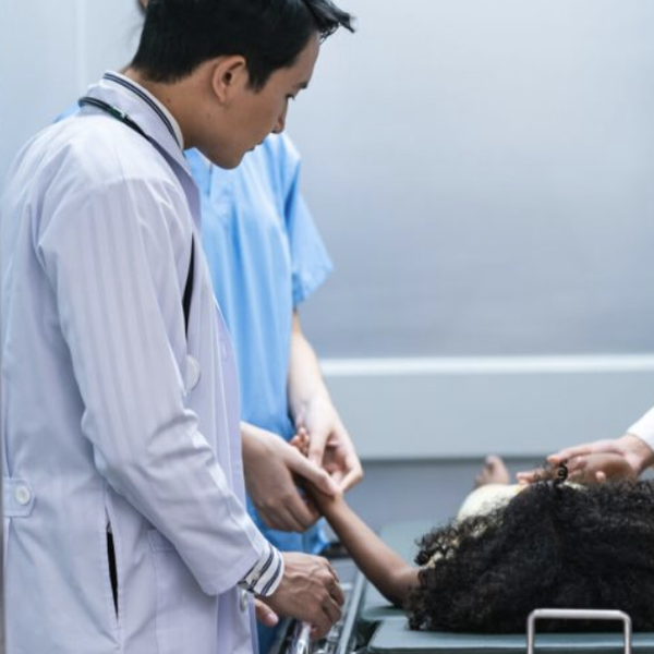 Doctor in white uniform