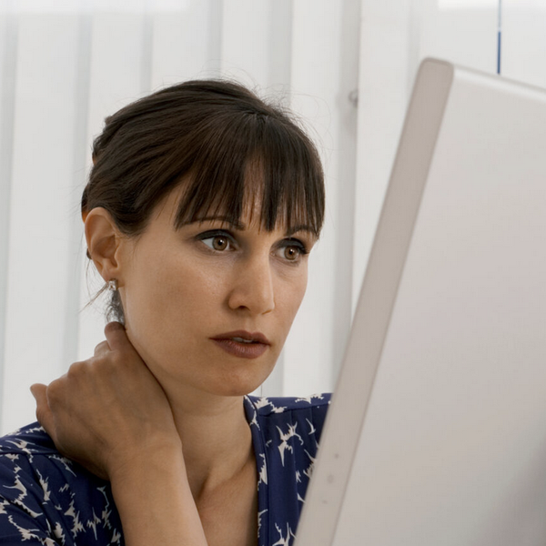 Woman working at desk