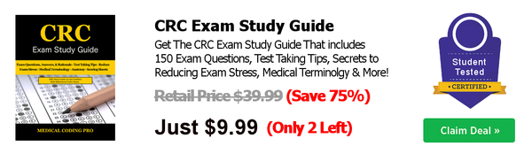CRC Exam Study Guide
