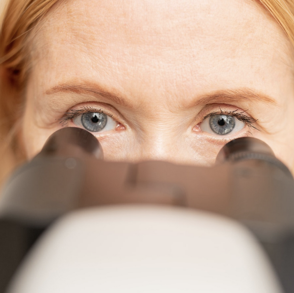 Doctor Working With Microscope