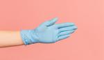 nurses gloved hand