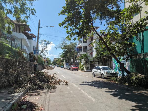 Playa del Carmen after the storm