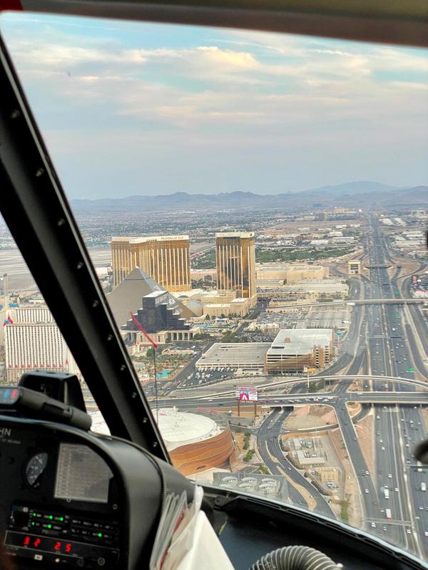 Vegas by helicopter