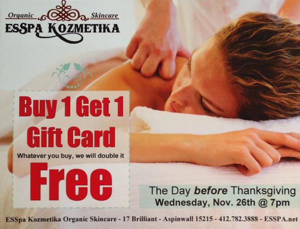 2014 Black Wednesday B0G0 Gift Card Sale