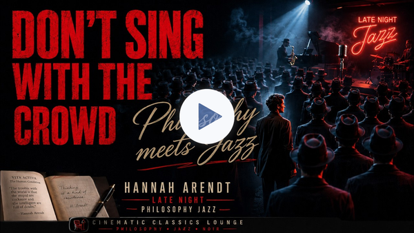 Don't Sing With the Crowd - Hannah Arendt | Philosophy meets Jazz