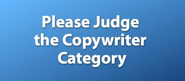 Please Judge the Writer Categories.
