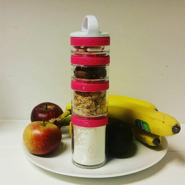 Stacked Snack holder