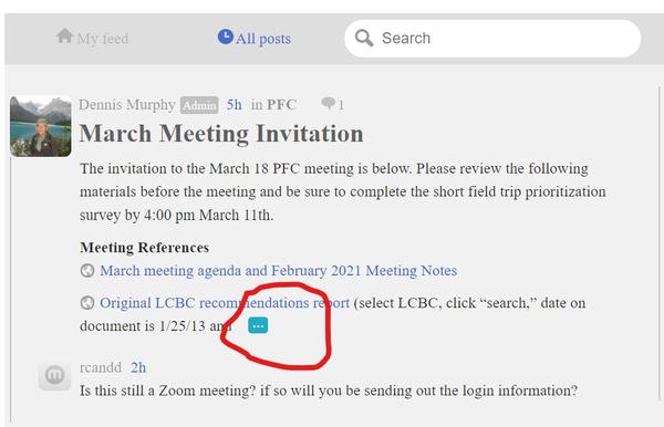 March Meeting Forum Post