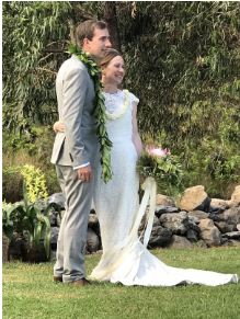 Gale cooking Christmas dinner