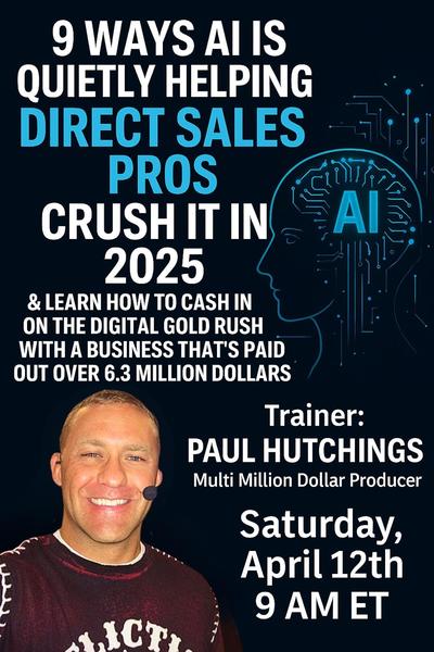 Join Us For Our Live Training On Saturday