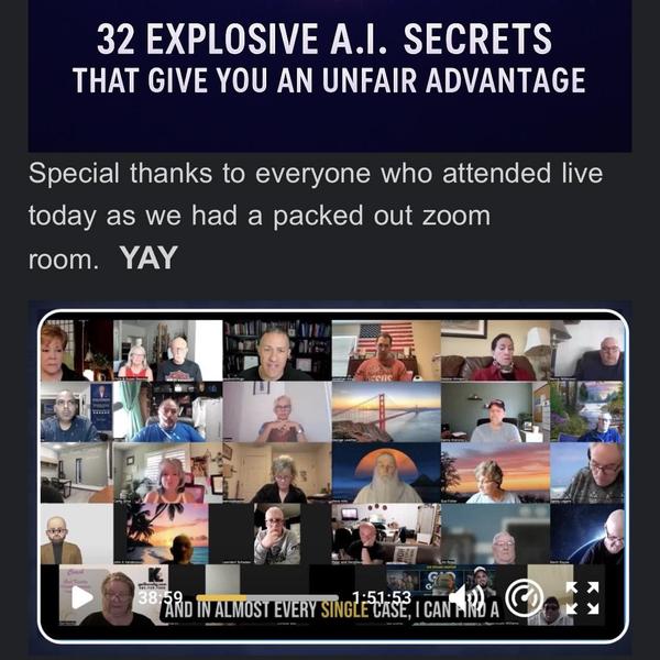 Join Us For Our Exclusive Live Training On Using AI Saturday