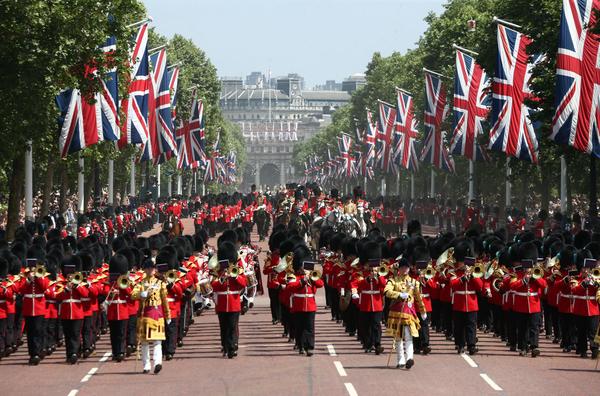Trooping Of The Colour To Celebrate Queen's Platinum Jubilee