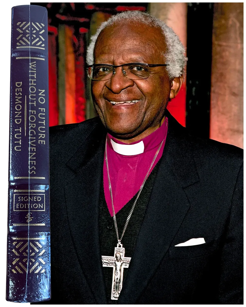No Future Without Forgiveness by Desmond Tutu, signed limited Easton Press leather-bound edition