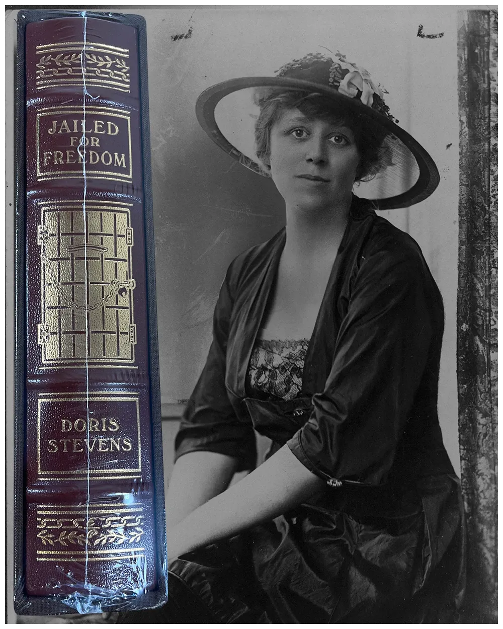 Jailed For Freedom by Doris Stevens, Easton Press slipcased deluxe limited edition leather-bound book