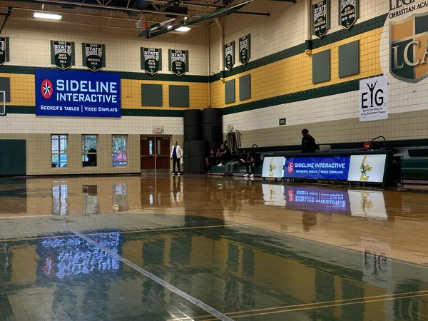 Sideline Interactive Video Display and Scorers Table