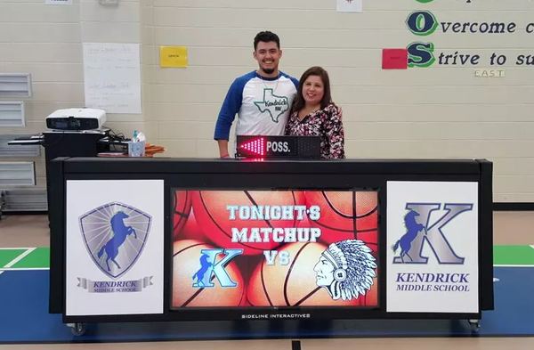 Sideline Interactive 10 Ft. Digital Scorers Table