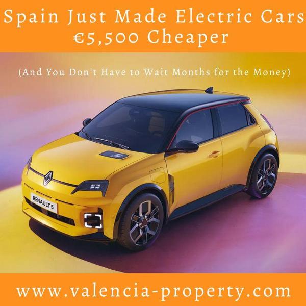 Spain Just Made Electric Cars 5,500 Euros Cheaper