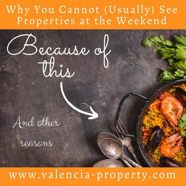 Why you cannot see properties at the weekend