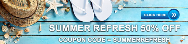 coupon code = summer refresh