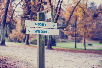 right/wrong