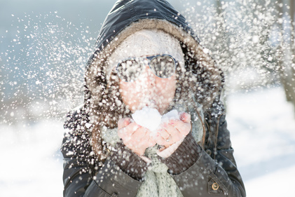 fluffy snow