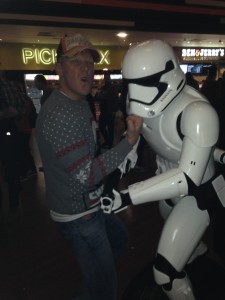 punch a stormtrooper