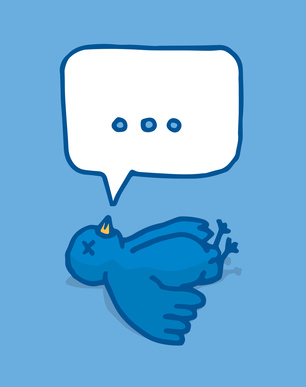 dead twitter bird