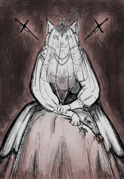 The White Cat (La Chatte Blanche) - France/Madame d'Aulnoy - drawn by Rowan North