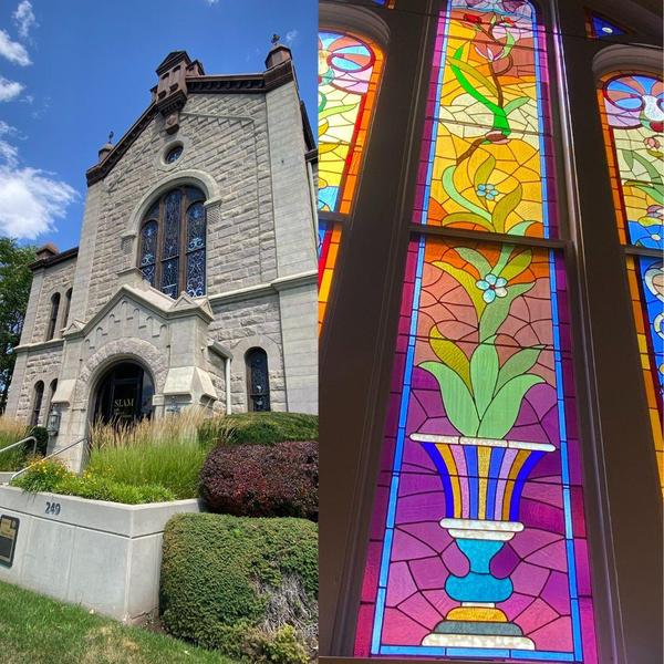 Salt Lake Art Museum - outside and inside