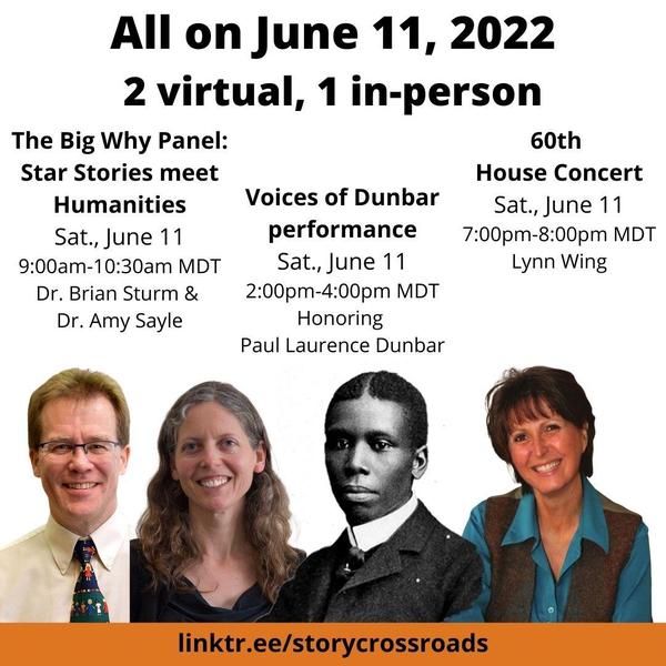 All on June 11, 2022 - The Big Why Panel, Voices of Dunbar, 60th House Concert