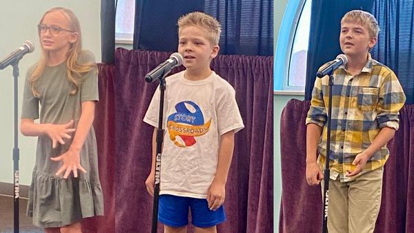Youth Tellers from 2025 Pleasant Grove Library performance