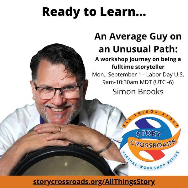 All Things Story virtual workshop series - featuring Simon Brooks