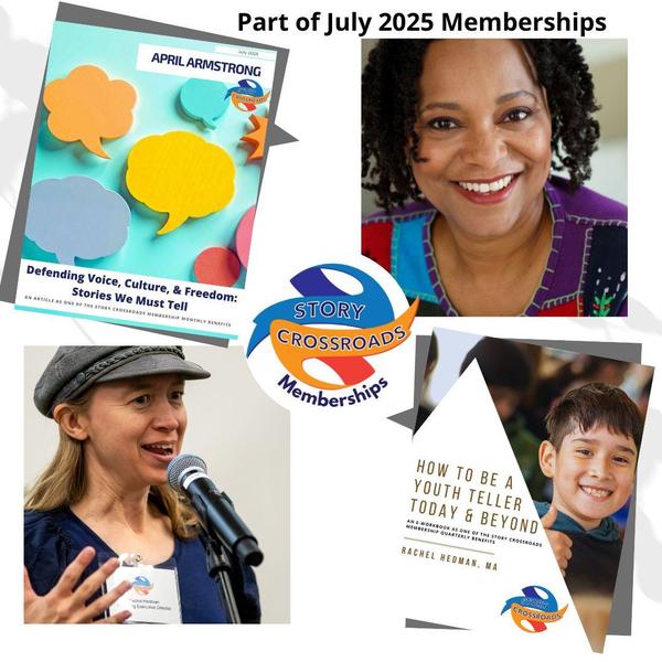 Our Commissioned Story Artist for Story Crossroads Memberships - April Armstrong and Rachel Hedman, MA