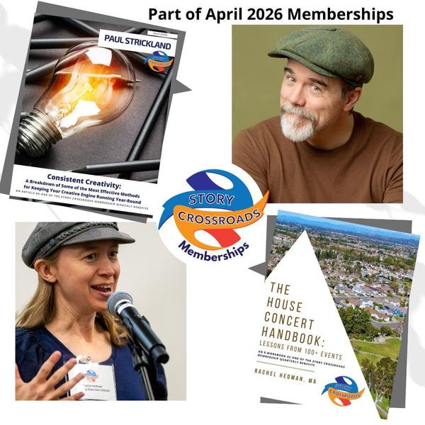 Our Commissioned Story Artists for Story Crossroads Memberships - Paul Strickland and Rachel Hedman