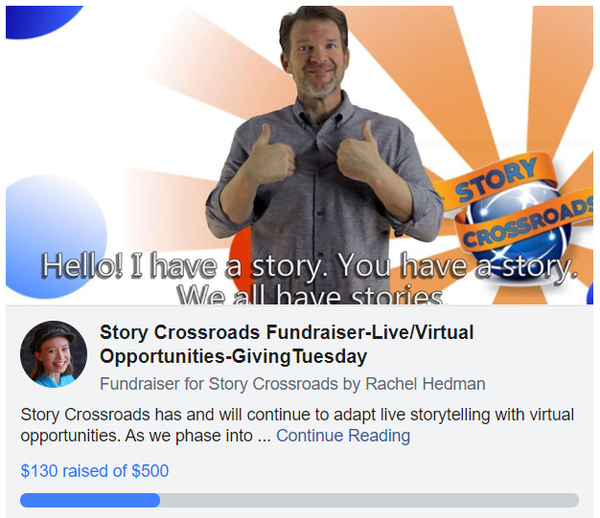 GivingTuesday for Story Crossroads