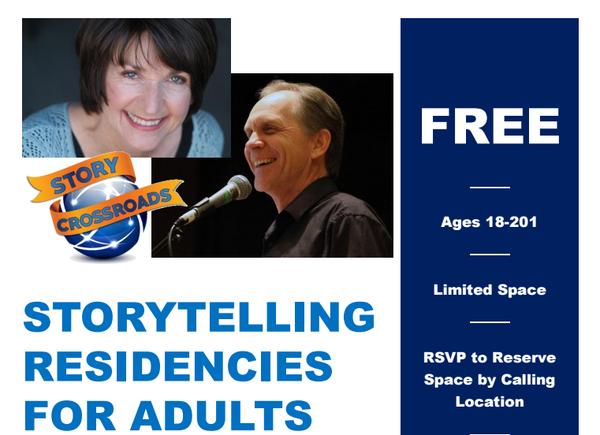 Free Storytelling Residencies for Adults