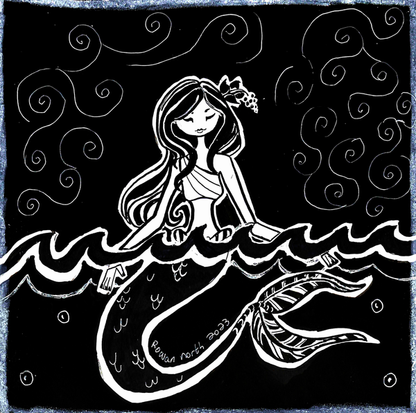 Sirena the Mermaid - Guam - drawn by Rowan North