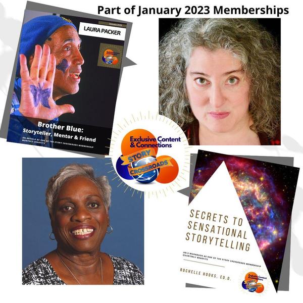 Our Commissioned Story Artists for Story Crossroads Memberships - Laura Packer & Rochelle Hooks Ed.D
