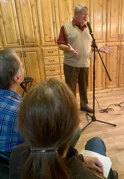 Jeff Driggs performing at 86th house concert - November 16, 2024