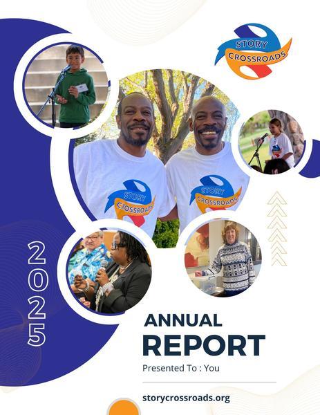 Cover of the Story Crossroads 2025 Annual Report