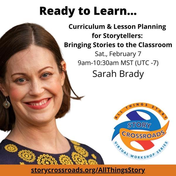 Story Crossroads - featuring Sarah Brady - February 7, 2026 presenter