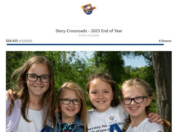 Story Crossroads Giving Tuesday 12/12