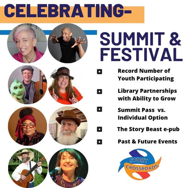 Celebrating past and future news - while featuring our Summit & Festival story artists