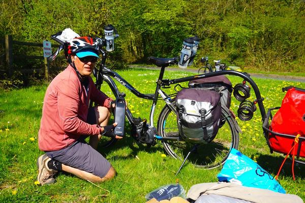 Gary with his Haibike Trekking RX