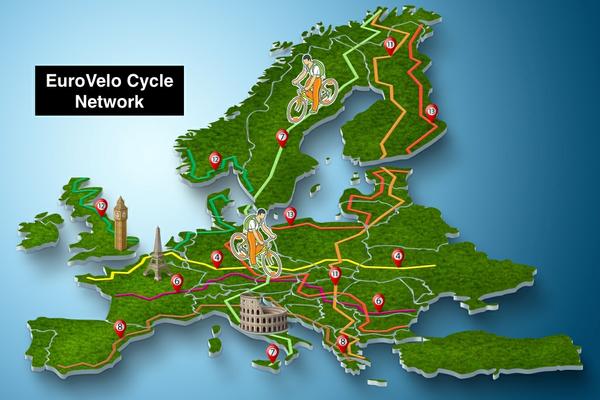 World record e-bike route